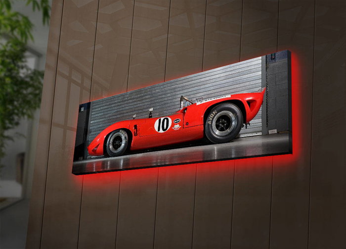 Wallity Cuadro Decorativo en Lienzo Iluminado con LED 30 x 90 cm